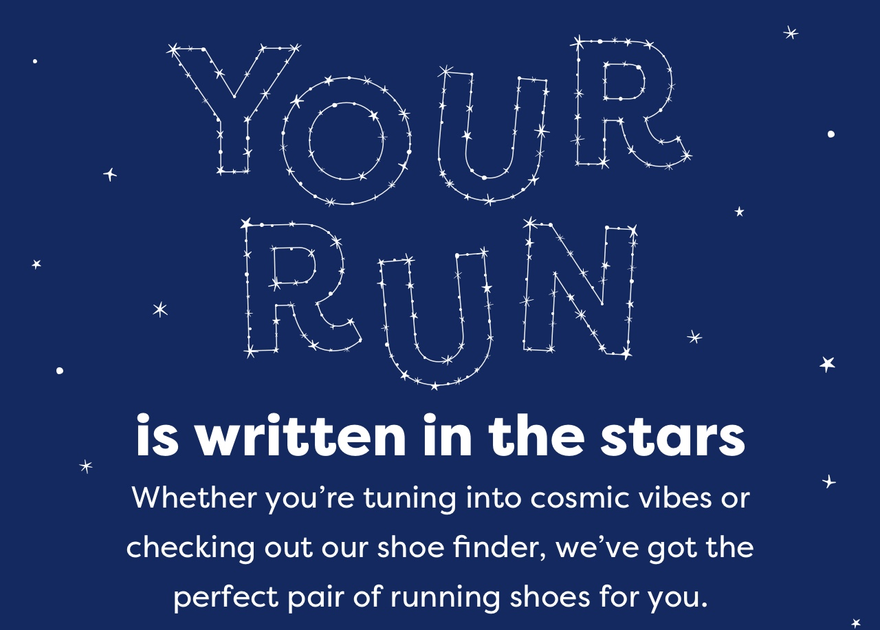 your run is written in the stars